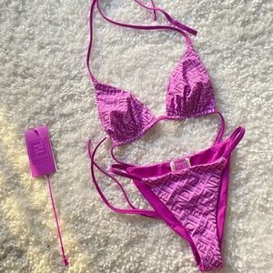 Fendi SKIMS reversible Two Piece Swimsuit